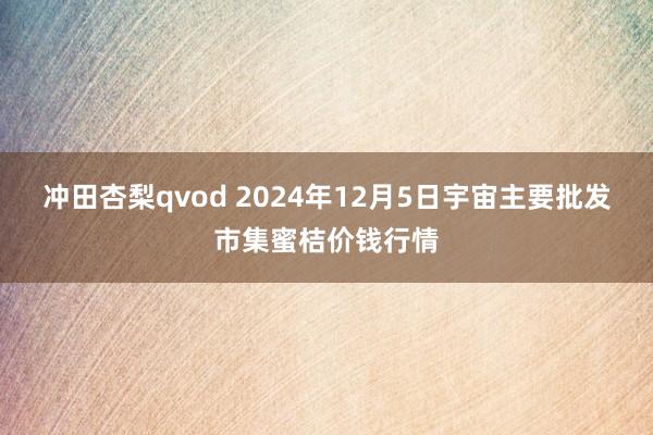 冲田杏梨qvod 2024年12月5日宇宙主要批发市集蜜桔价钱行情