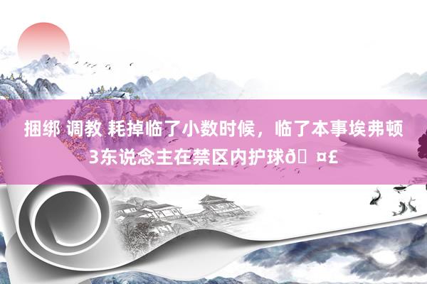 捆绑 调教 耗掉临了小数时候，临了本事埃弗顿3东说念主在禁区内护球🤣