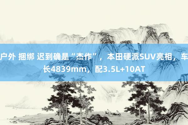 户外 捆绑 迟到确是“杰作”，本田硬派SUV亮相，车长4839mm，配3.5L+10AT