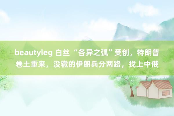 beautyleg 白丝 “各异之弧”受创，特朗普卷土重来，没辙的伊朗兵分两路，找上中俄