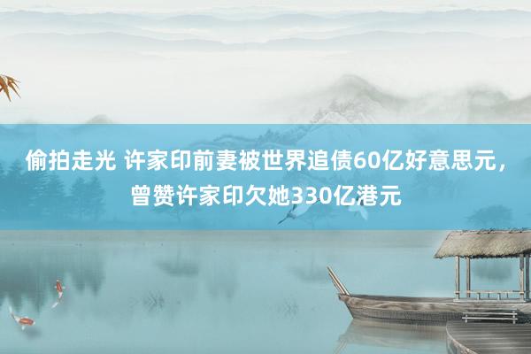 偷拍走光 许家印前妻被世界追债60亿好意思元，曾赞许家印欠她330亿港元