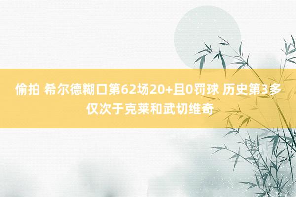 偷拍 希尔德糊口第62场20+且0罚球 历史第3多 仅次于克莱和武切维奇