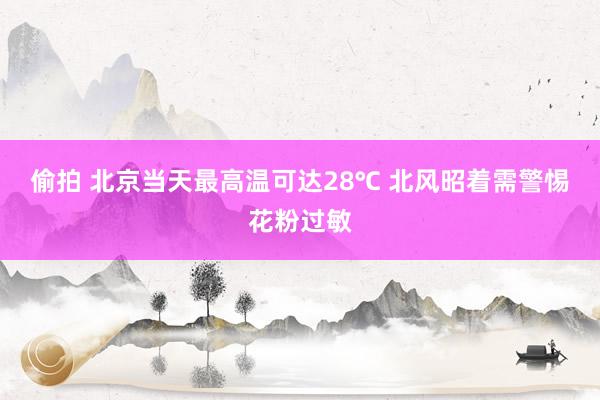 偷拍 北京当天最高温可达28℃ 北风昭着需警惕花粉过敏