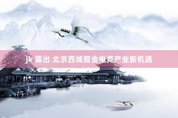jk 露出 北京西城掘金电竞产业新机遇