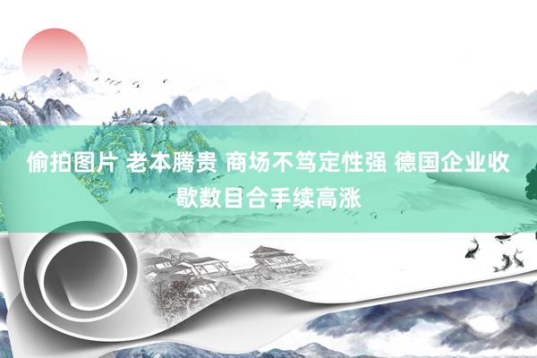偷拍图片 老本腾贵 商场不笃定性强 德国企业收歇数目合手续高涨